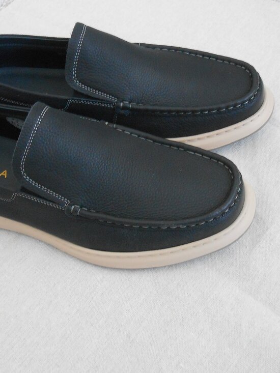 Sen Da Men\'s Black Soft Leather slip on Shoe\'s size 10.5 = size 10 main image 10